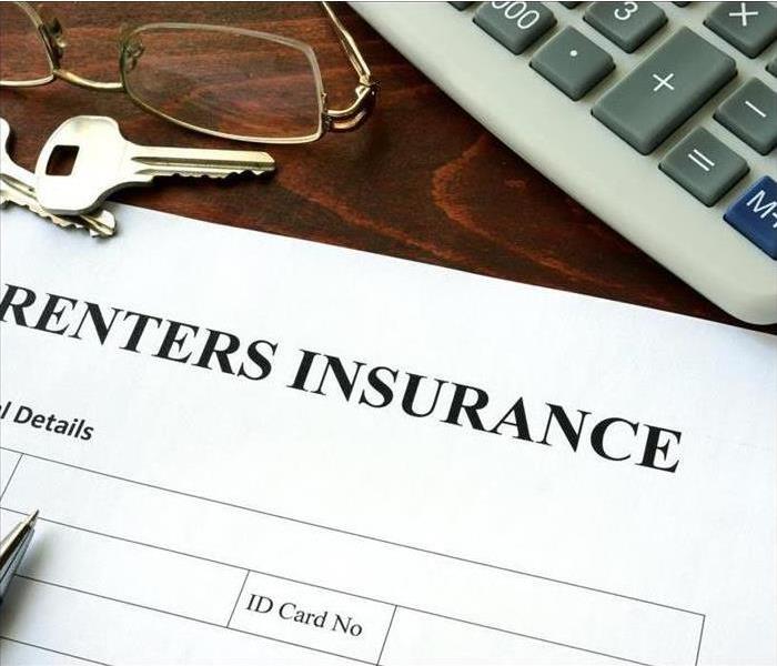 A document with the heading, "Renters Insurance".
